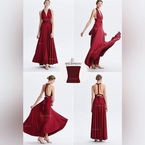 Infinity Dress for Bridesmaids Burgundy